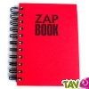 Bloc spirale uni recycl� A6 80g 320 pages Rouge ZapBook