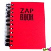 Bloc spirale uni recycl A6 80g 320 pages Rouge ZapBook