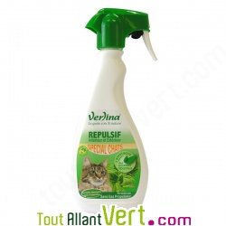 Spray r�pulsif chats �cologique int�rieur et ext�rieur, 500ml