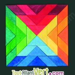 Puzzle cr�atif Mandala Carr� Indien magn�tique