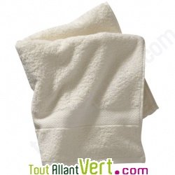 Serviette de toilette, 100x50cm, en �ponge 100% coton bio