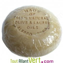 Savonnette d\'Alep ronde 12% 100g