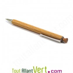 Stylo bille rtractable en bois de htre X20M