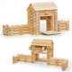 Jeu de construction Fort en bois  80 pi�ces Varis