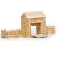 Jeu de construction Fort en bois  80 pices Varis