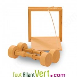 Jeu de construction Fort en bois  80 pices Varis