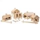 Kit de construction Grand Village en bois  222 pi�ces Varis