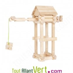 Kit de construction Grand Village en bois  222 pi�ces Varis