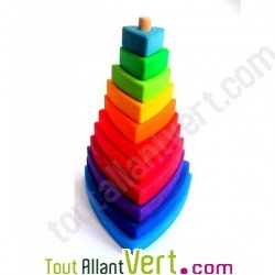 Tour empilable, 11 pi�ces triangulaires, 24 cm