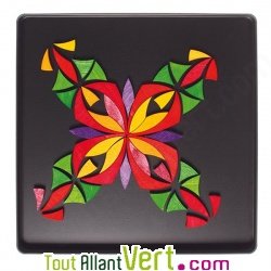 Puzzle cr�atif Mandala Fleur magn�tique