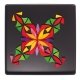 Puzzle cr�atif Mandala Fleur magn�tique