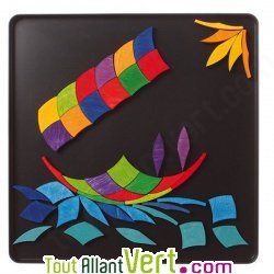 Puzzle cr�atif Mandala Rond Arc-en-ciel magn�tique