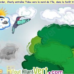 Livre/CDROM petite enfance: Tidou et les rejets de CO2 dans l\'atmosph�re - maternelle
