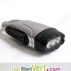Mousqueton Lampe Torche � Dynamo 3 Leds + chargeur GSM Nokia