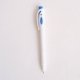 Stylo bille bleu en plastique 100% recycl� r�tractable