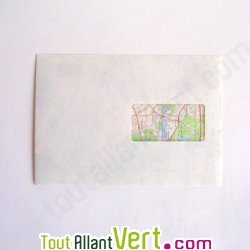 Enveloppes carte routi�re � fen�tre, 162x229, lot 50
