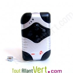 Lecteur MP3 Verio � dynamo 1 Go + lampe/chargeur t�l�phone+�couteurs