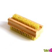 Brosse  ongle double, fibres agave et bois de htre, 10 cm