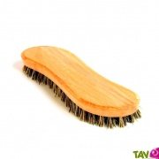 Brosse de mnage dure, fibre vgtale ergonomique en S