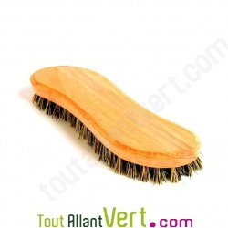 Brosse de m�nage dure, fibre v�g�tale ergonomique en S