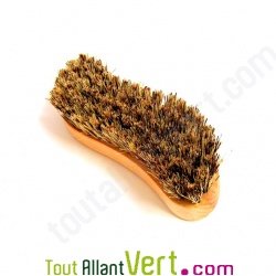 Brosse de m�nage dure, fibre v�g�tale ergonomique en S