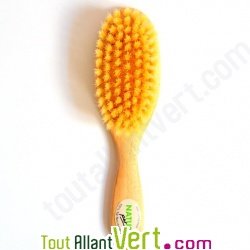 Brosse enfant en soie naturelle et en bois
