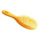 Brosse cheveux ovale plate en bois, picots en bois