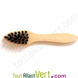 Brosse � cirer en bois de h�tre et crin de cheval, 18 cm