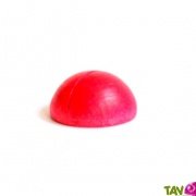 Porte photo en bois, rouge