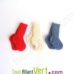 Chaussette enfant 100% pure laine vierge