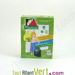 Jeu de cartes des familles de la collecte s�lective: 3 en 1, 4 ans+