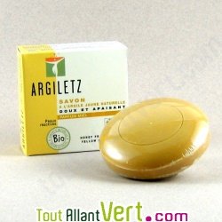 Savon bio � l\'argile Argiletz, 100gr