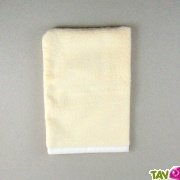 Gant visage microfibre abricot
