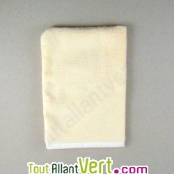Gant visage microfibre abricot