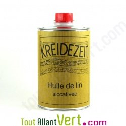 Huile de lin siccativ�e pure 1 litre