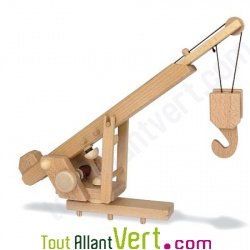 Grue en bois 48x52 cm