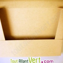 Bo�te de classement recycl�e - couleur sable - Dos 35mm