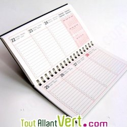 Agenda 2008 recycl� format long spirale 120 pages