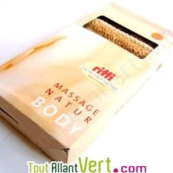 Lani�re de massage et exfoliante dos jute et coton bio