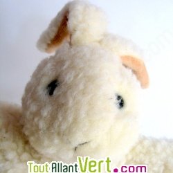 Lapin marionnette 100% laine 20cm