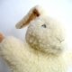 Lapin marionnette 100% laine 20cm