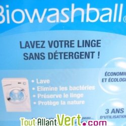 Biowashball / Boule de lavage sans d�tergent: l\'original!