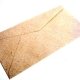 Enveloppes rustiques Empreinte en papier recycl� 110x220 lot de 25