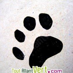 Enveloppes rustiques Empreinte en papier recycl� 110x220 lot de 25