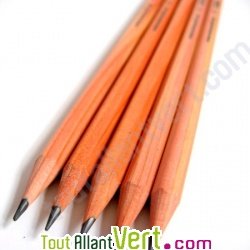 Crayon graphite de bois naturel 2B 100% 