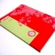 Cahier recycl� petits carreaux 24x32cm 96p Rouge Forever