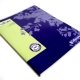 Cahier recycl� petits carreaux 24x32cm 96p Violet Forever