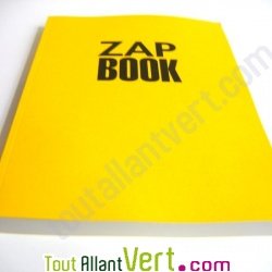Bloc uni encoll� recycl� A4 80g 320 pages Jaune s�rie ZapBook