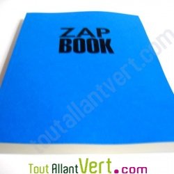 Bloc uni encoll� recycl� A4 80g 320 pages Bleu s�rie ZapBook