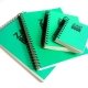 Bloc spirale � l\'italienne uni recycl� A4 80g 320 pages Vert s�rie ZapBook